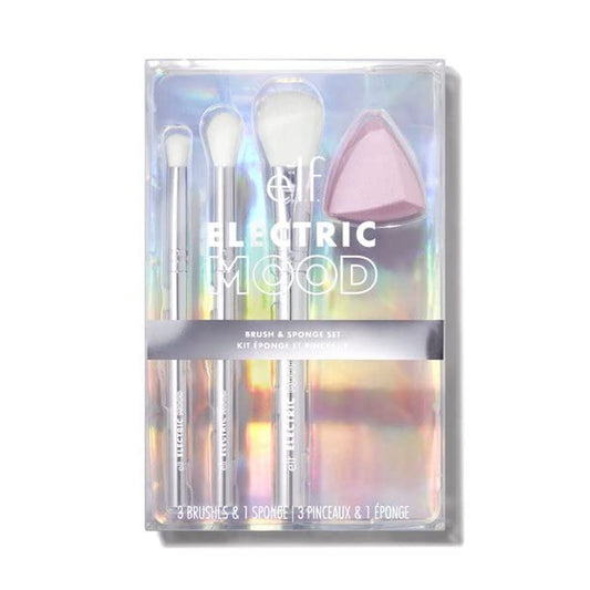 Electric Mood Brush & Sponge Set - 4 Piece Set